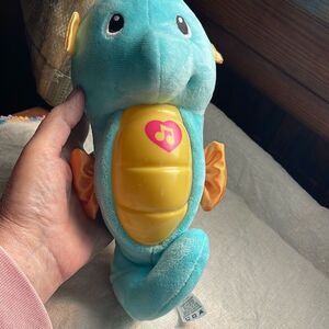 Fisher-Price Baby plush Musical Soothe & Glow Seahorse.